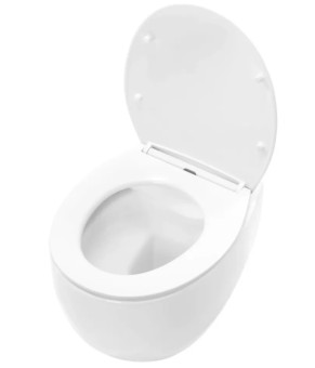 Унітаз Rea Lars rimless підвісний, сидіння дюропласт (REA-C9500)