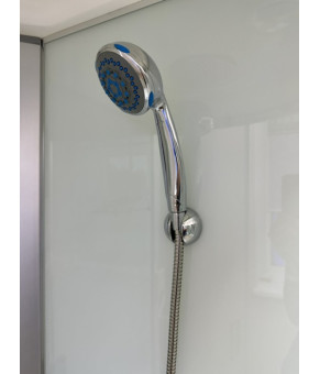 Душевой бокс Veronis BN-4-100 white (CHROME) 100х100х220 VE-BN4100WHITECHR