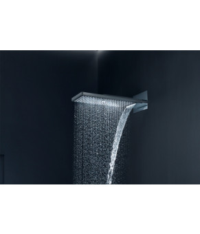 Верхній душ Axor 240х240 1jet з тримачем brushed black chrome (10925340)