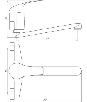Змішувач для кухні BRAVO Comfort BF-104