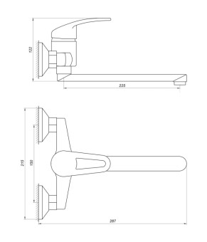 Змішувач для кухні Globus Lux Caprice GLCA-0104