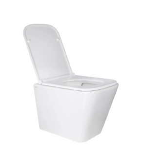 Комплект подвесного унитаза Qtap Tern Ultra Quiet с инсталляцией Nest 4 в 1 (Satin) SD00051281