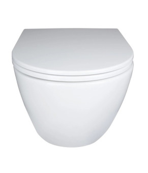 Комплект Qtap Robin + Tern Ultra Quiet унітаз підвісний + Nest комплект інсталяції 4в1 (клавіша кругла Chrome)