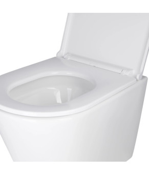Набір: Qtap Jay + Scorpio Ultra Quiet підвісні унітази + Nest комплект інсталяції 4в1 (клавіша лінійна White)