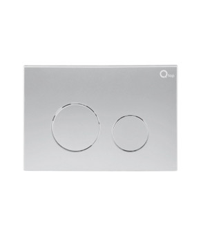 Комплект: Qtap Robin Ultra Quiet унітаз підвісний QT1333046EUQW + Nest комплект інсталяції 4в1 (кругла клавіша Satin) QT0133M425 + QT0111M11111SAT