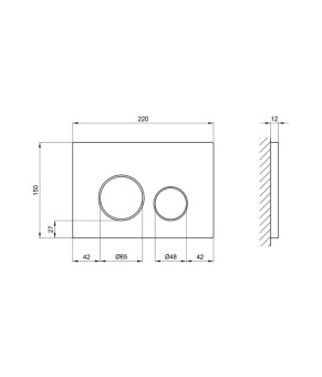Комплект: Qtap Robin Ultra Quiet унітаз підвісний QT1333046EUQW + Nest комплект інсталяції 4в1 (кругла клавіша Satin) QT0133M425 + QT0111M11111SAT