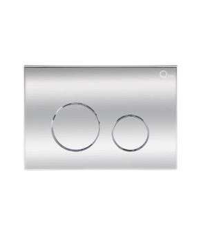 Комплект: Qtap Robin Ultra Quiet унітаз підвісний QT1333046EUQW + Nest комплект інсталяції 4в1 (кругла клавіша Chrome) QT0133M425 + QT0111M11112CRM