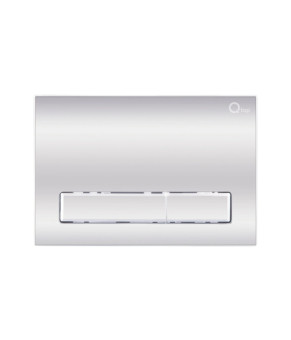 Комплект: Qtap Robin Ultra Quiet унітаз підвісний QT1333046EUQW + Nest комплект інсталяції 4в1 (лінійна клавіша Chrome) QT0133M425 + QT0111M08381CRM