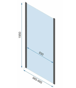 Душова кабіна Rea RAPID FOLD 100x80 REA-K6423 + REA-K6418