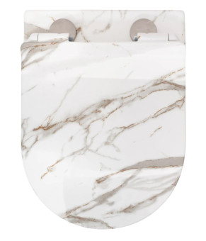 Унітаз Rea Carlos 49,5x37 подвесной, slim, lava shiny (REA-C0536)