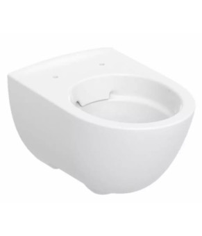 Унітаз підвісний Geberit Modo Rimfree в комплекті з кришкою, воронкоподібний, закрита форма, білий (502.939.00.1)
