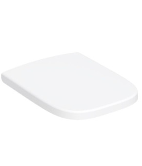 Унітаз підвісний Geberit Modo Rimfree в комплекті з кришкою, воронкоподібний, закрита форма, білий (502.827.00.1)