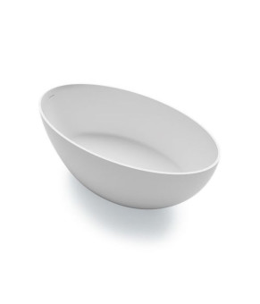 Ванна из искусственного камня Treesse Bali 160x85x62h, белая матовая (V026BO)