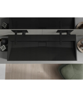 Умивальник MEXEN AVA 120 BLACK MATT MEX-23011270
