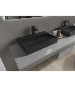 Умивальник MEXEN AVA 60 BLACK MATT MEX-23016071
