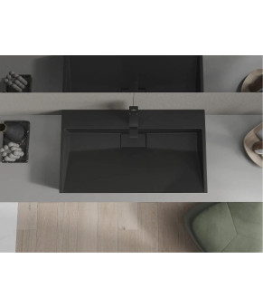 Умивальник MEXEN AVA 80 BLACK MATT MEX-23018071