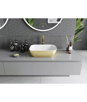 Умивальник MEXEN RITA WHITE / GOLD MEX-21084553