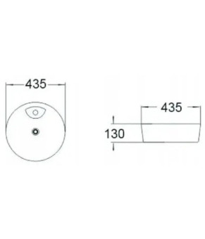 Умивальник MEXEN ARLENA WHITE MEX-21264300