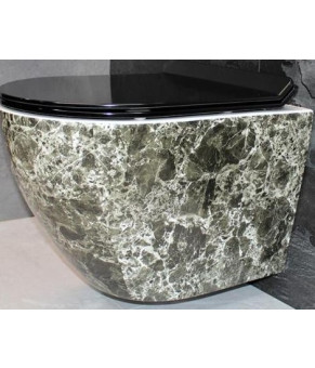 Инсталляция GROHE Rapid SL 38772001+ Унитаз подвесной DUSEL LEVITA MARBLE + Сидение + Панель смыва Grohe (dusel-545 )