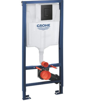 Инсталляция GROHE Rapid SL 38772001+ Унитаз подвесной DUSEL BELISI + Сидение + Панель смыва Grohe (dusel-547)