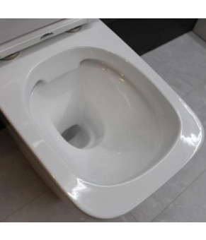 Инсталляция GROHE Rapid SL 38772001+ Унитаз подвесной DUSEL CUBIS + Сидение + Панель смыва Grohe (dusel-548)
