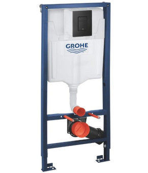 Инсталляция GROHE Rapid SL 38772001+ Унитаз подвесной DUSEL BYRON + Сидение + Панель смыва Grohe (dusel-550)