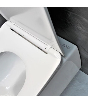 Инсталляция GROHE Rapid SL 38772001+ Унитаз подвесной DUSEL BYRON + Сидение + Панель смыва Grohe (dusel-550)