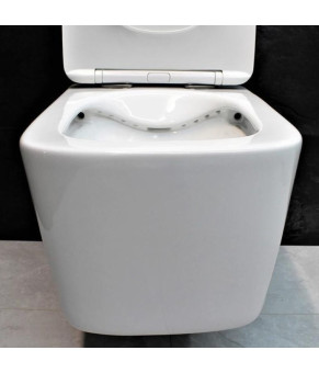 Инсталляция GROHE Rapid SL 38772001+ Унитаз подвесной DUSEL BYRON + Сидение + Панель смыва Grohe (dusel-550)