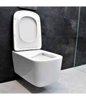 Инсталляция GROHE Rapid SL 38772001+ Унитаз подвесной DUSEL BYRON + Сидение + Панель смыва Grohe (dusel-550)