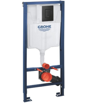 Инсталляция GROHE Rapid SL 38772001+ Унитаз подвесной DUSEL IVIA + Сидение + Панель смыва Grohe