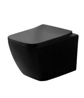 Інсталяція GROHE Rapid SL 38772001+ Унитаз подвесной DUSEL CUBIS Black Matt + Сидение + Панель смыва Grohe