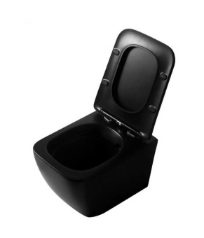 Інсталяція GROHE Rapid SL 38772001+ Унитаз подвесной DUSEL CUBIS Black Matt + Сидение + Панель смыва Grohe