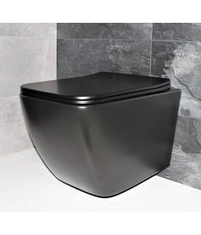 Інсталяція GROHE Rapid SL 38772001+ Унитаз подвесной DUSEL CUBIS Black Matt + Сидение + Панель смыва Grohe