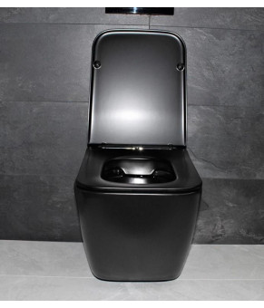 Інсталяція GROHE Rapid SL 38772001+ Унитаз подвесной DUSEL CUBIS Black Matt + Сидение + Панель смыва Grohe