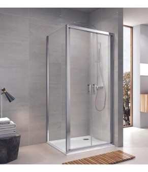 Душова кабіна Koller Pool Neon-S ND90C+S90C 90x90x190 хром/прозора без піддону