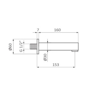 Излив для ванны GRB Hydro 058116