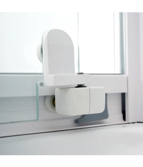 Душевой бокс DUSEL GLARE White Matt 90x90x210 стекло прозрачное, профиль белый, без крыши 559003