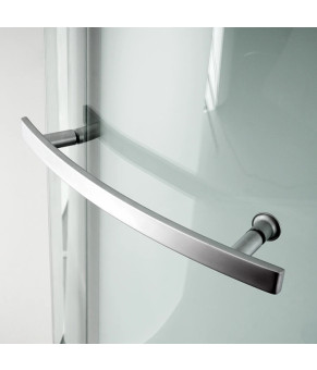 Душевая кабина с поддоном DUSEL AVENUE Satin 950x950x2100 см, стекло прозрачное, 558001