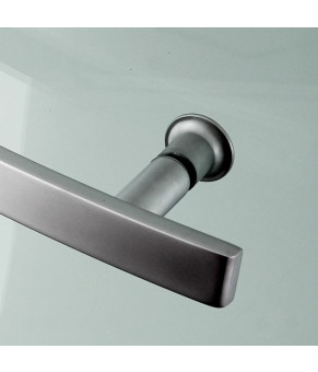 Душевая кабина с поддоном DUSEL AVENUE Satin 950x950x2100 см, стекло прозрачное, 558001