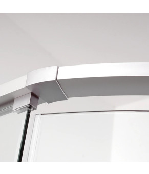 Душевая кабина с поддоном DUSEL AVENUE Satin 950x950x2100 см, стекло прозрачное, 558001