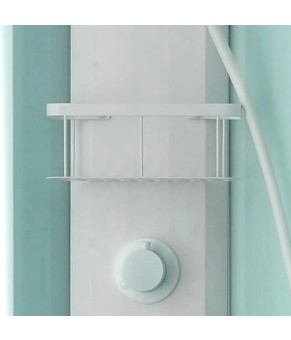 Душевой бокс DUSEL AVENUE White Matt 95x95x210 стекло прозрачное, профиль белый 558003