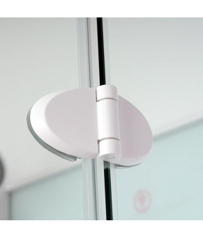 Душевой бокс DUSEL AVENUE White Matt 95x95x210 стекло прозрачное, профиль белый 558003