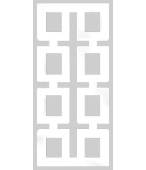 Сушка для рушників Genesis Aqua Grazia Водяний 170x60 GA-98002