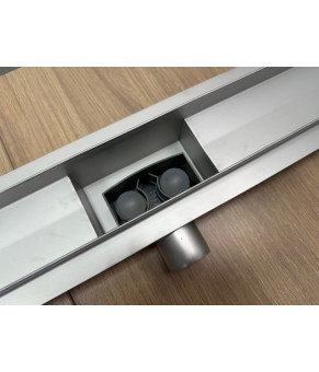 Трап линейный AS 70 Black Glass B 18714