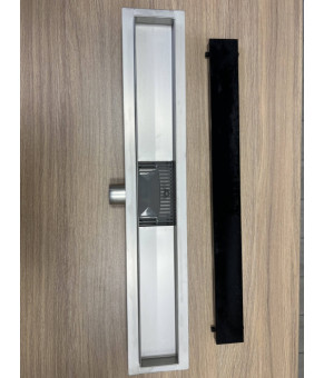 Трап линейный AS 70 Black Glass B 18714