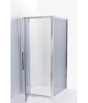 Душевая кабина AquaStream Ethos 90S Swing Grey без піддону