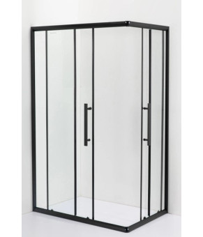 Душова кабіна AquaStream Ethos 120S ALL BLACKS без піддону