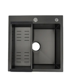 Кухонная мойка GAPPO GS 5050-6 (черный)