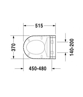 Крышка биде DURAVIT SensoWash Starck C 610001
