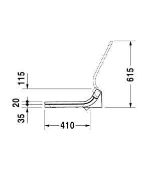 Крышка биде DURAVIT SensoWash Starck C 610300